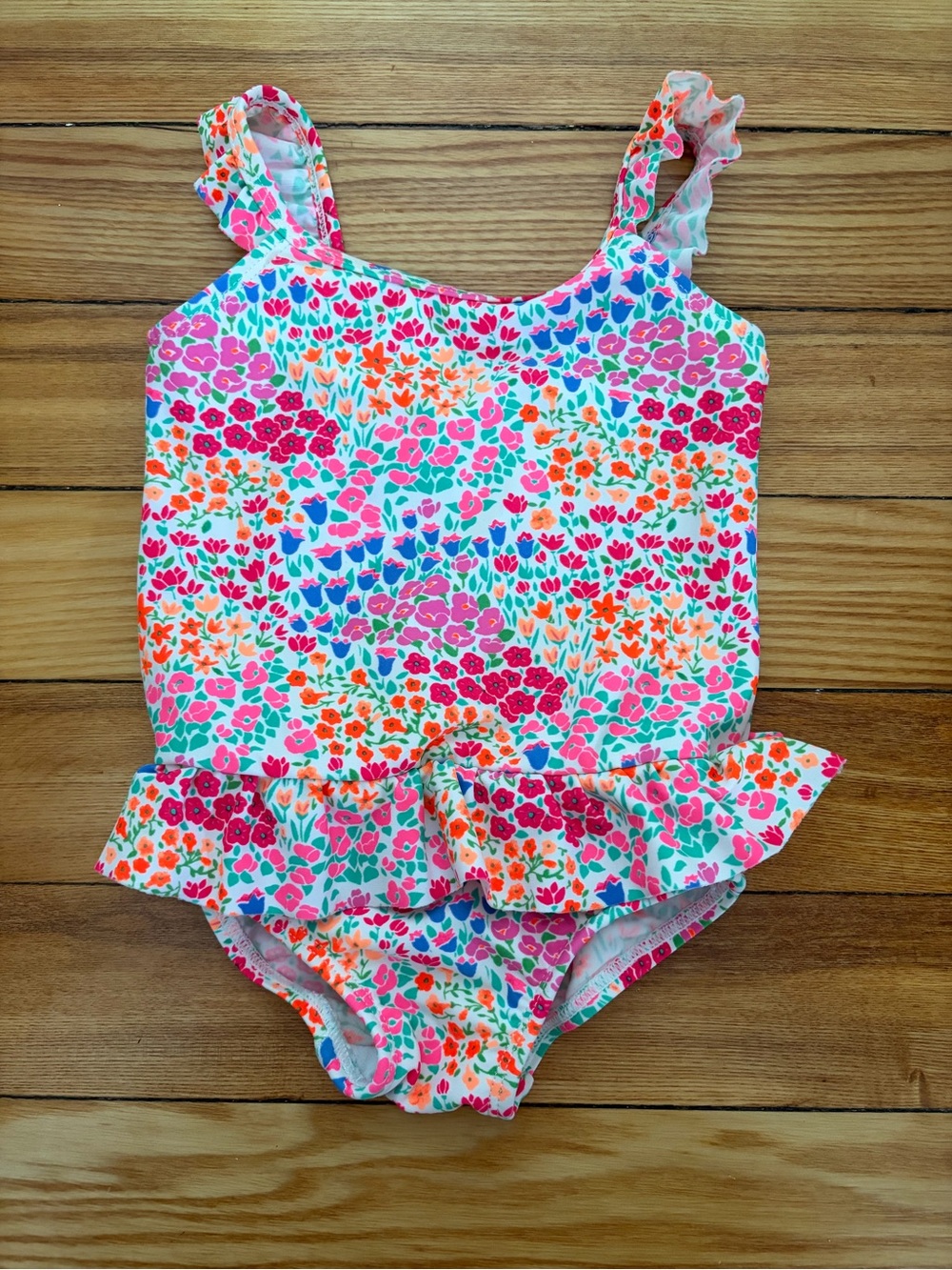 OshKosh B’gosh neon floral baby swimsuit - 9-12m